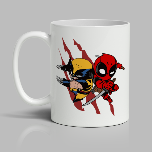 Deadpool Wolverine Inspired Mug