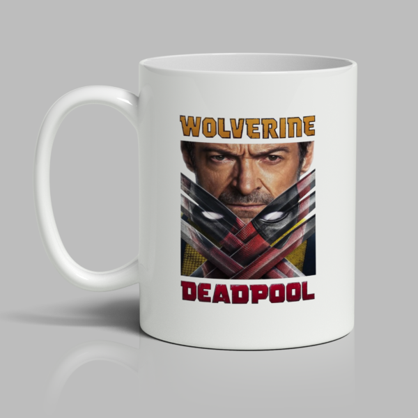 Deadpool Wolverine Inspired "Face Off" Mug